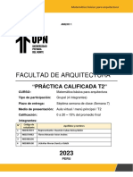 T2 - Matemàtica Basica Arquitectura - Grupo5 PDF