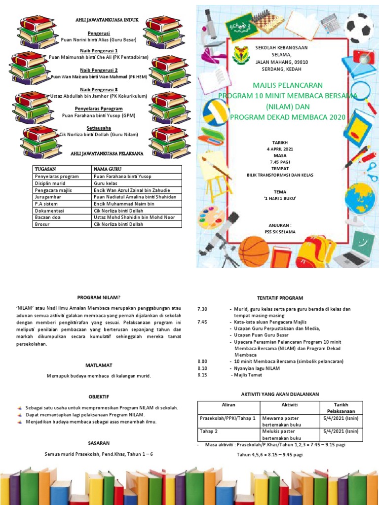 Brosur Pelancaran Nilam Pdf