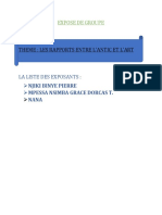 Expose de Groupe PDF