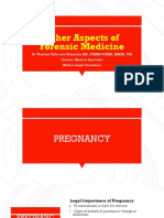 (LEGMED-FM-PPT) 2.02b Other Aspects of Forensic Medicine - Pregnancy Abortion Infanticide Paternity and Filiation Child Abuse Torture