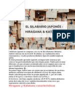L Silabario Japonés Se Compone A Su Vez de Dos Silabarios Distintos PDF