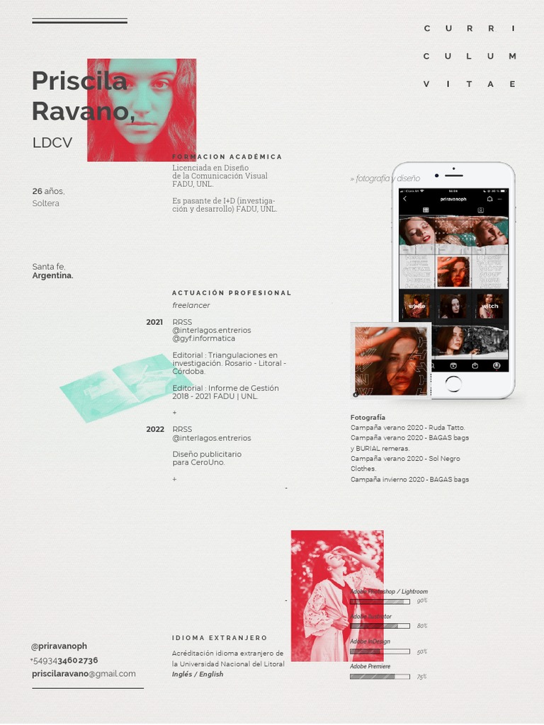 Perfil Profesional de Priscila Ravano | PDF | Tipo de fundiciones ...
