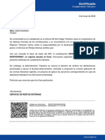 Certificado Cumplimiento Tributario PDF
