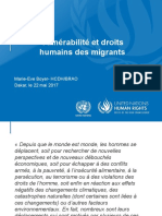 Vulnérabilité Et Droits Humains Des migrants-WARO-mai2017