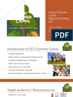 Finola O'Rourke DL846 Digital Marketing CA2: Creation of Digital Marketing Materials For ECO Summer Camps