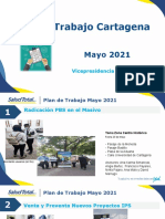 Plan de Trabajo Mayo 2021 - Informe de Gestión Cartagena