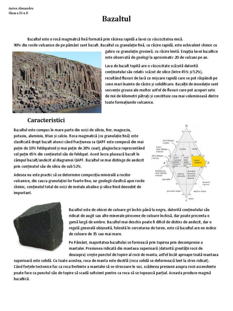 Bazaltul | PDF