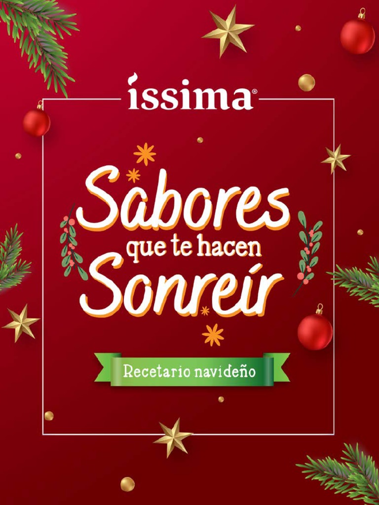 Recetario Navideño ÍSSIMA | PDF | Salsa | Sopa