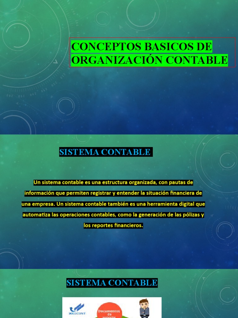Conceptos Basicos de Organización Contable | PDF