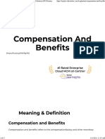 What Is Compensation and Benefits Meaning & Definition HR Glossary