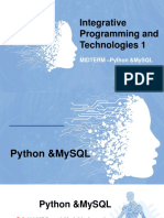 Integrative Programming and Technologies 1 MIDTERM – Python & MySQL Overview