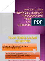 Mab Isl 462476511 Implikasi Teori Behavior is Terhadap Pengajaran Dan Pembelajaran Kanak Kanak Keperluan Khas Copy