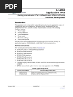 An4938 Getting Started With Stm32h74xig and Stm32h75xig Hardware Development Stmicroelectronics PDF