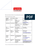 Personal Alarms Providers Updated October 2020 PDF