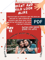 Look-alike parent-child photo contest