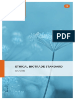 UEBT Ethical BioTrade Standard 2020