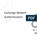 Exchange On-Premises Modern Authentication