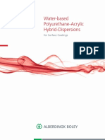 Water-Based Polyurethane Acrylic Hybrid Dispersions