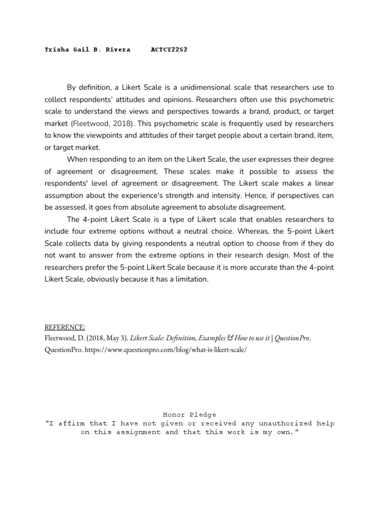 Understanding Likert Scales in Research | PDF