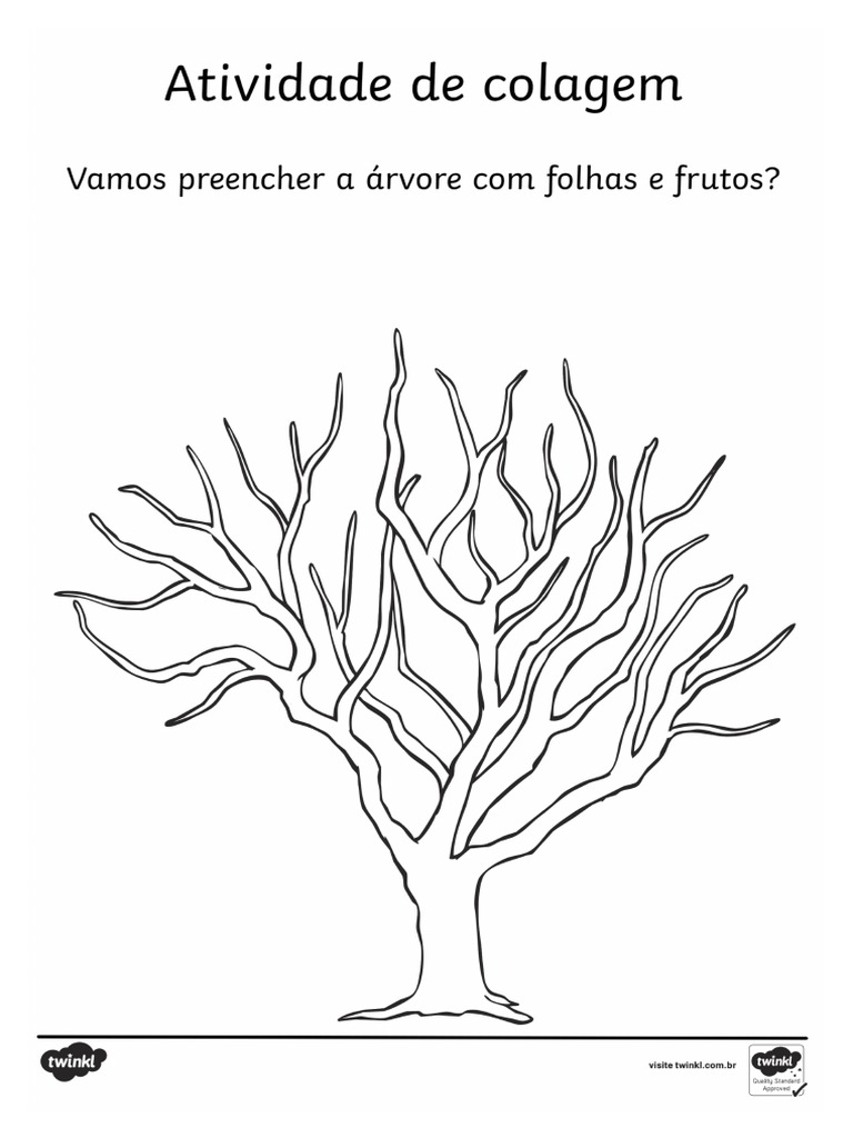 BR A 94 Atividade Do Dia Da Arvore Com Colagem - Ver - 1 | PDF