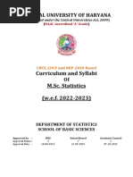 M.Sc. Statistics NEP Syllabus Wef 2022-23-1