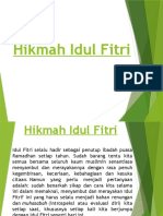 Hikmah Idul Fitri