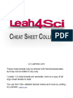 Leah4sci Orgo Cheat Sheet Collection