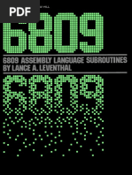 6809 Assembly Language Subroutines (Lance Leventhal) 1111111111 PDF