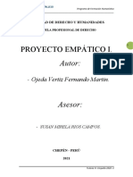 Proyecto de Empatía - Tutoría - Fernando Ojeda