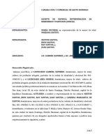 Escrito Defensa - Determinacion de Herederos y Particion Litigiosa (18-4-2023)