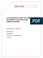 Burn Victims Care Manual 4 Firefighters