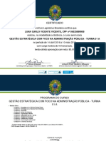 Certificado - Saberes Senado Federal