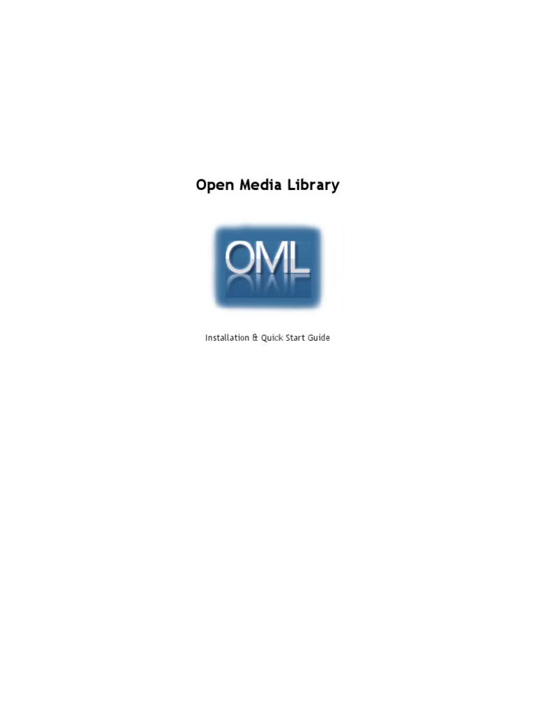 Open Media Library Installation Guide | PDF | Windows Vista ...