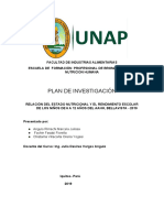 Relación estado nutricional y rendimiento escolar niños 6-12 años