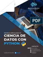 Python Data Science Program with 5 Projects