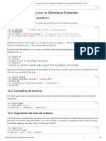 Pequeño Paseo Por La Biblioteca Estándar - Documentación de Python - 3.10.8 PDF