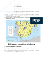 Distribución Espacial de La Industria .Odt