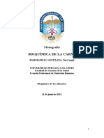 Monografía BIOQUÍMICA DE LA CARNE PDF