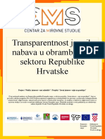 Transparentnost Javnih Nabava U Obrambenom Sektoru Republike Hrvatske PDF