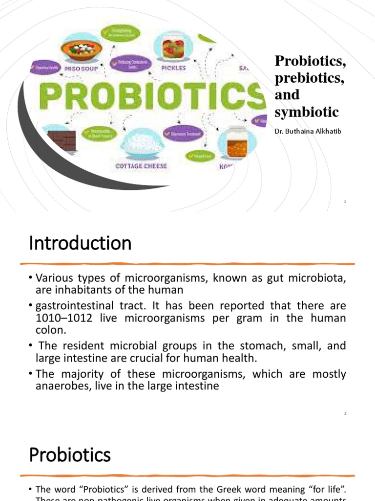 Probiotics and Prebiotics | PDF | Probiotic | Gastrointestinal Tract