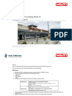 Ferro/Rebar Scanning Report of Saidpur Airport.