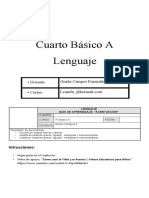 Acentuación 4° básico guía aprendizaje