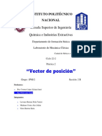 "Vector de Posición": Instituto Politécnico Nacional