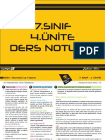 7.sınıf 4.ünite Ders Notları