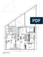 Plano de 4 pisos con dormitorios y áreas comunes