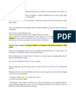 Narrador - Las Drogas Son Sustancias Químicas Que Cambian El Funcionamiento de La