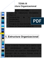 Tema III, Estructura Organizacional