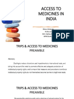 PPTs On ACCESS TO MEDICINES IN INDIA (Weeks 8-9)