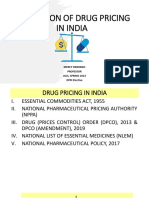 PPTs On DRUG PRICING IN INDIA (Week 10)