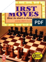First Moves - How To Start A Chess Game (1993) by David Pritchard PDF